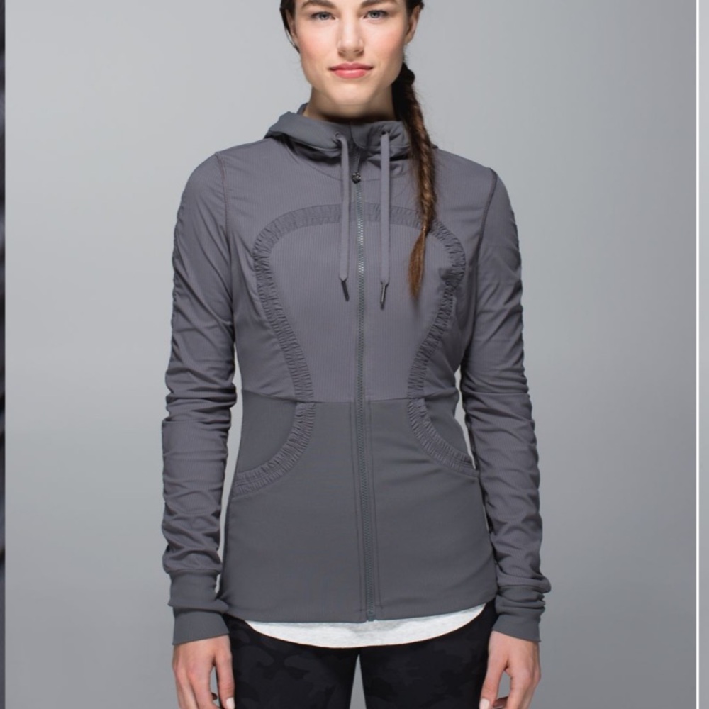 lululemon athletica Gray Bomber Jacket